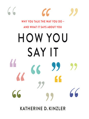 cover image of How You Say It